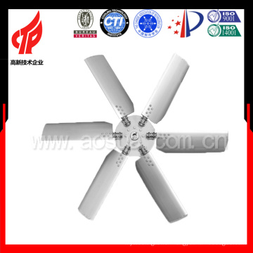 1800mm Diameter Aluminum Material Cooling Tower Fan The Wing Type With 6 Blades